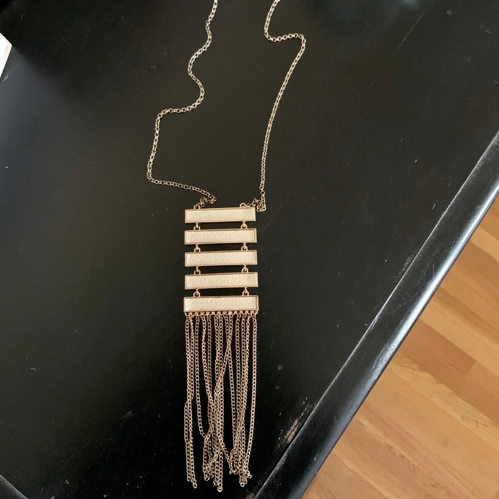 Long Gold Necklace